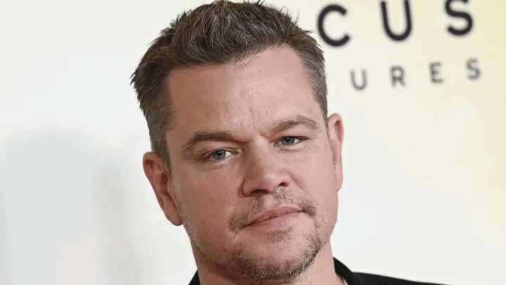 Matt Damon smiling and posing for the camera, symbolizing resilience in overcoming Specific Phobias.